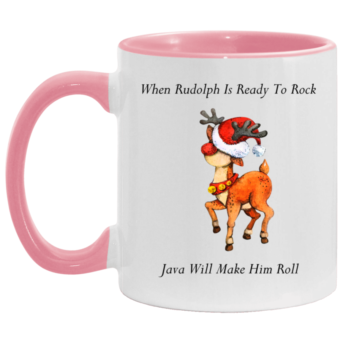 Dancing Rudolph 11 oz. Accent Mug