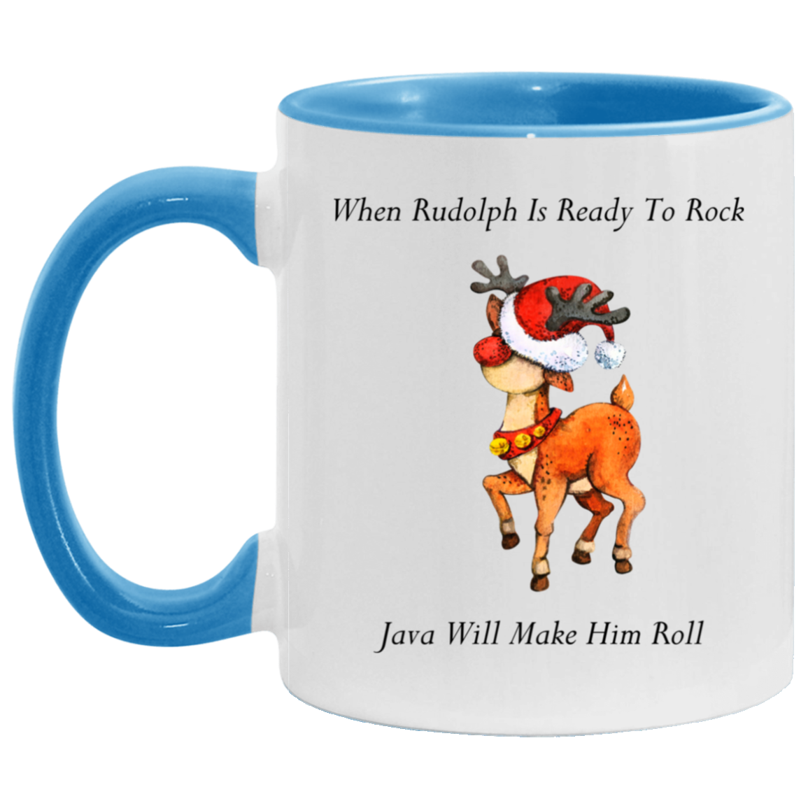 Dancing Rudolph 11 oz. Accent Mug