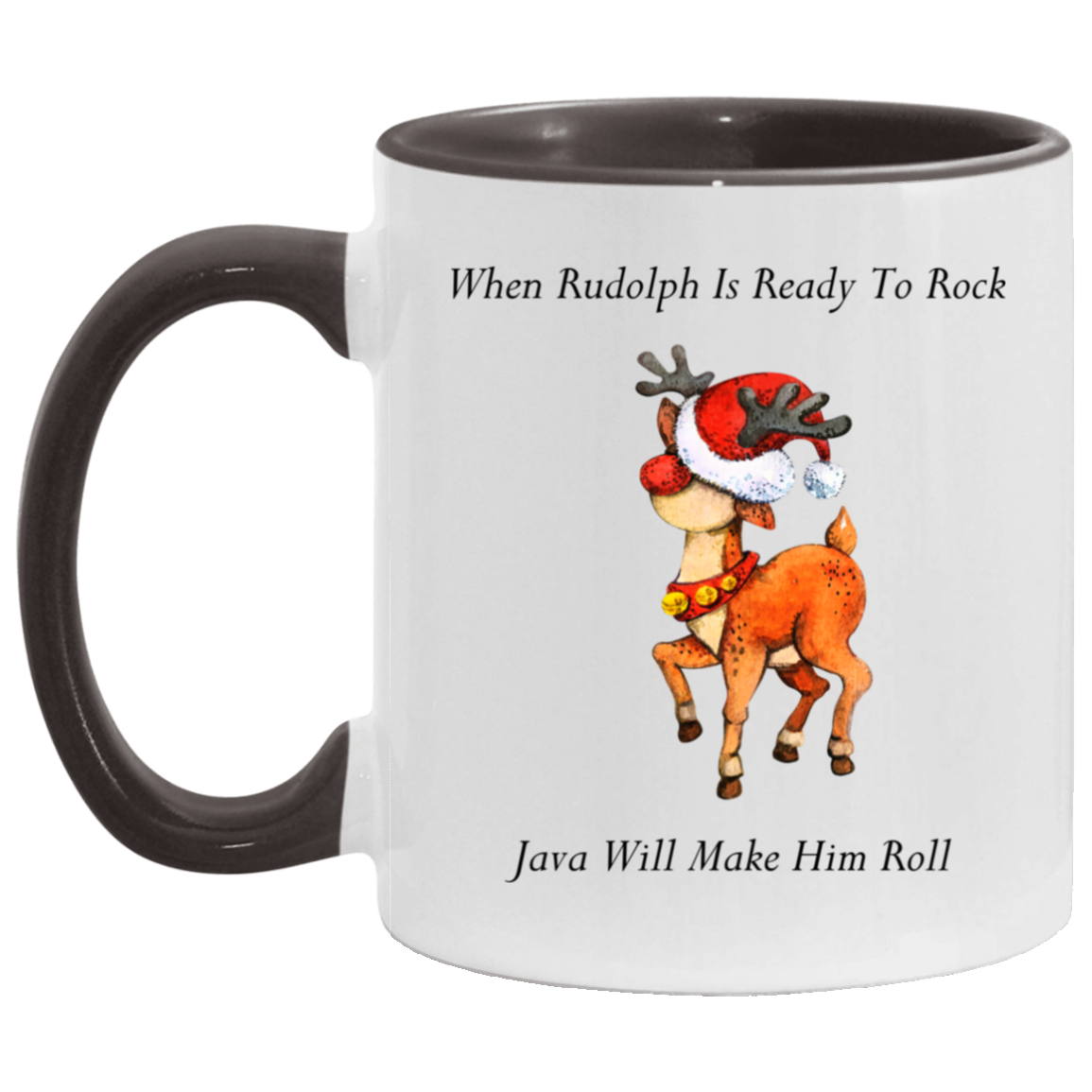 Dancing Rudolph 11 oz. Accent Mug