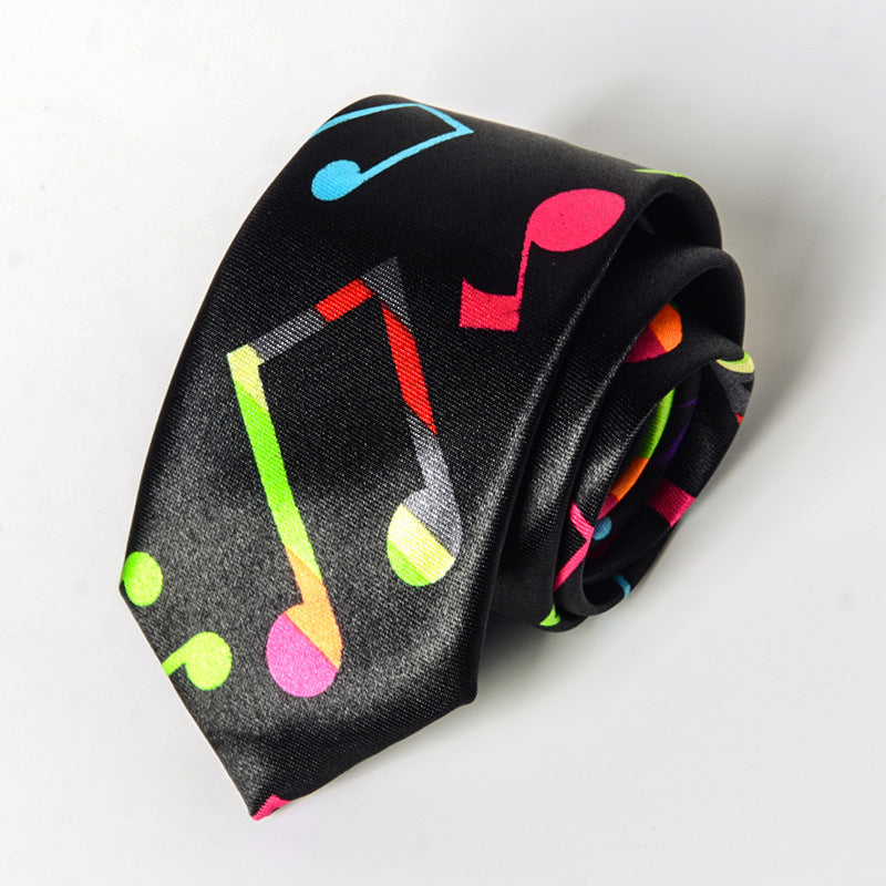 Fashion Casual 5cm Piano Tide Tie